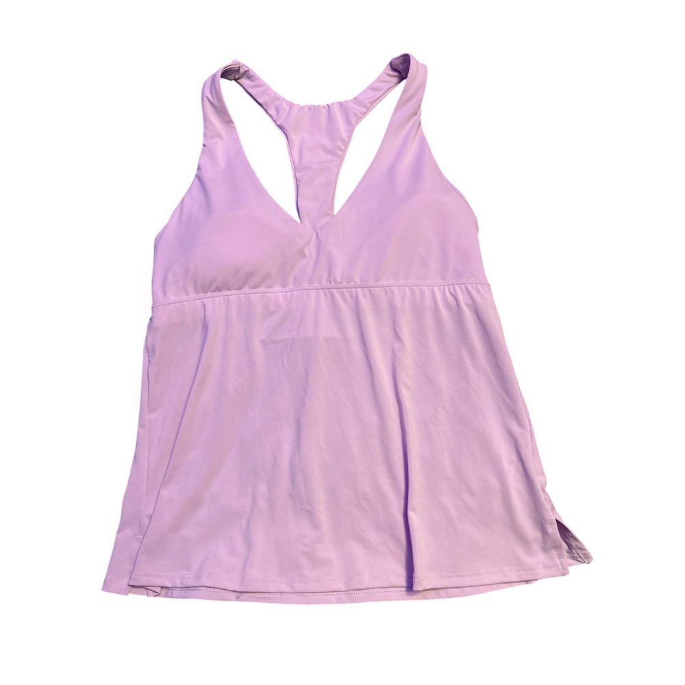 Carve Designs Lavender Racerback Tank Top Size L